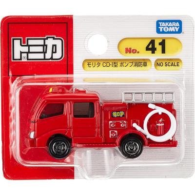 Takara Tomy Tomica No.041 Morita Pump Fire Truck Diecast Toy for Ages 3 and Up