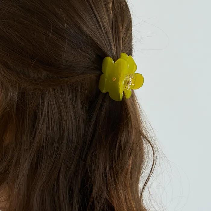Mini Bloom Hair Claw, Lavine_4 Colors