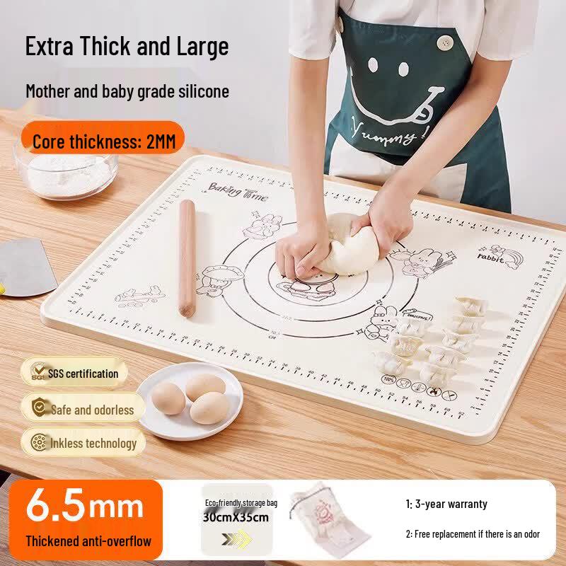 Antibacterial Thick Silicone Kneading Mat