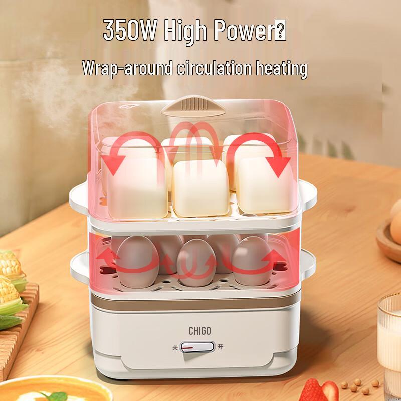 Chigo Multi-function Double-layer Electric Egg Cooker