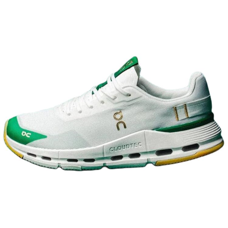 

On Cloudnova Form 2 Comfortable Versatile N-Slip Wear-Resistant Low-Top Running Shoes Men sneakers White Green 3MF10984507 41