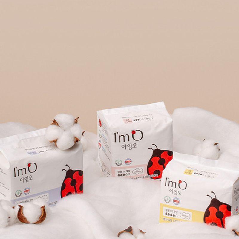 IMO [Value Set] I'm Oh Organic Medium 2 Packs + Large 2 Packs + Overnight 2 Packs