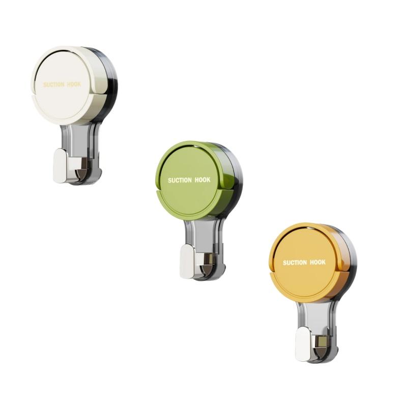 1-3PCS Suction Cup Hook Reusable Stronge Vacuum Bathroom Suction Cup Hooks Waterproof Towel Rack Clothes Hanger Hook Accessor