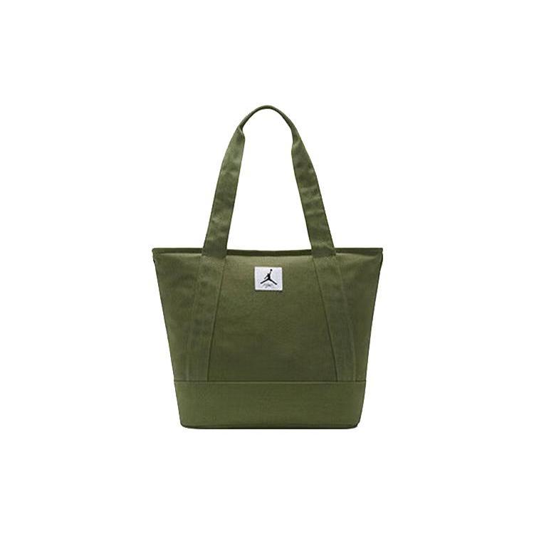 New Jordan Fabric Tote Bag, Shopping Bag, Shoulder Bag Unisex Light Olive FB9336-395