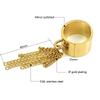 Anelli Charm Catena Cubana Striscia Carini per Donne Anelli Gioielli Amicizia Personalità Personalizzati Punk Knuckle Anelli Midi Festa Nuziale