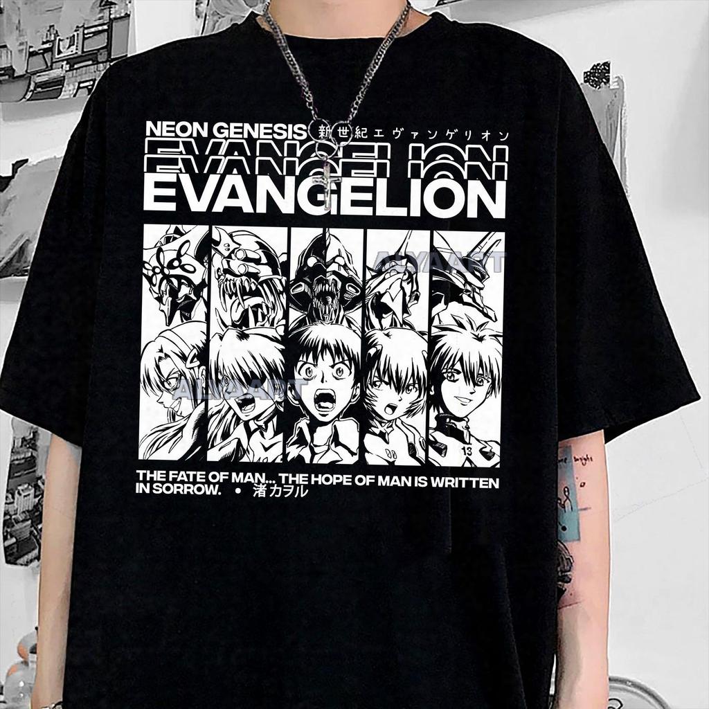 NGE T-Shirt: Evangelion Vintage T-shirt, Aesthetic Anime Tee