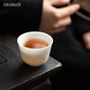 Chinese Style  Iced Jade Porcelain Tea Cup Master Cup High-end Handmade Tea Cup Kitchen Accessories Kung Fu Tea Wedding Gift