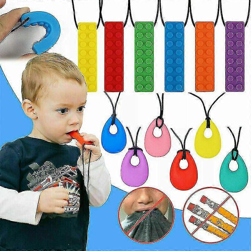 Collana da Masticare per Autismo - Bambini Neonato Chewie Sensoriale da Masticare