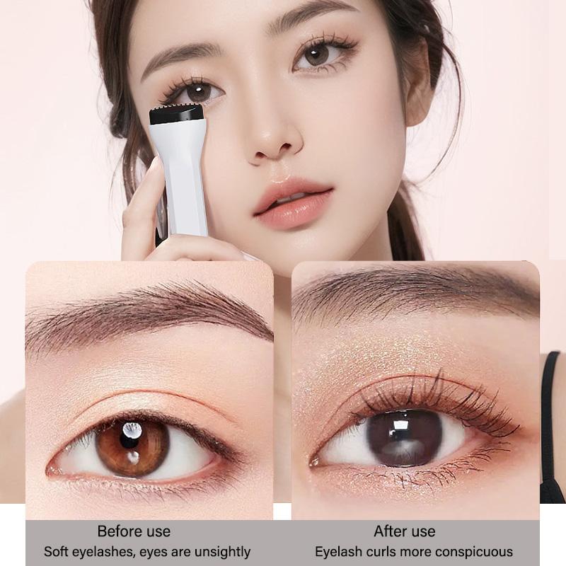 Portable 5D Heating Curling Electric Eyelash Curler 3 Modes Perm Eyelash Curler Heated Eyelash Grafting Long Lasting Makeup Tool