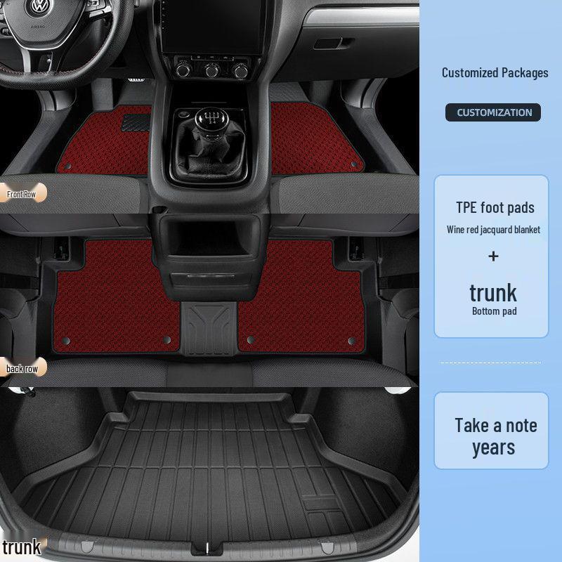 Volkswagen Sagitar Floor Mats & Door Sill Body Kit for Car Interior Style