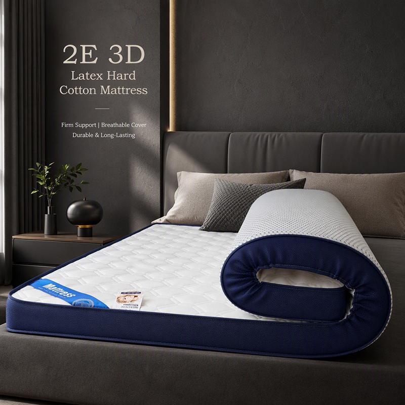 Stereo Latex Hartbaumwolle Matratze Rutschfeste Stützende Matratze Für Wohnheim Wohnung Hotel Nutzung