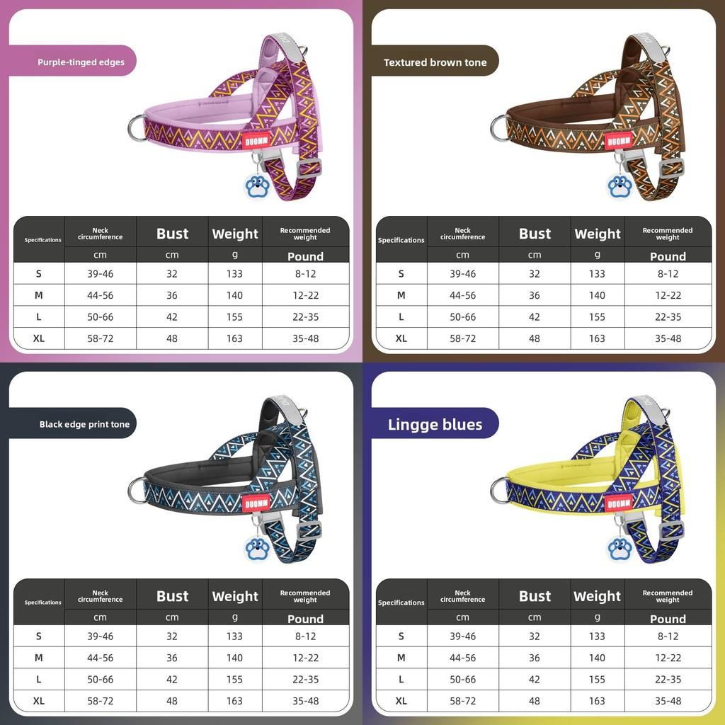 Pet Harness For Small Dogs With Durable Nylon Material For Bichon And Teddy Walks