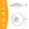 Plafonnier LED - NETTLIFE - Nettlife LED Plafonnier - Dimmable - 40 cm - 37W, spot &amp; télécommande