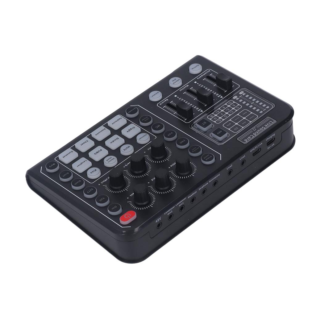 Live Sound Board DSP Chip Dual Channel Wireless Professional Multifunctional Sound Board