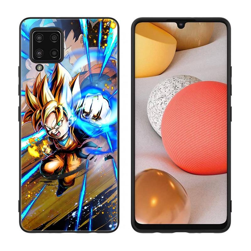Japan Anime kid goku Skal För Samsung Galaxy A12 A02S A22 A32 A52 A72 A71 A51 A41 A31 A21 A11 A50 A70 A10S A20S Svart Mjukt Skydd