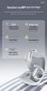 Newman OWS-35 Bluetooth Open-ear Clip-on Earbuds with Long Battery Life for Running.
