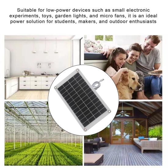 Solar Panel High Conversion Efficiency Automatic Charging Easy Installation 12V 10W High-Power