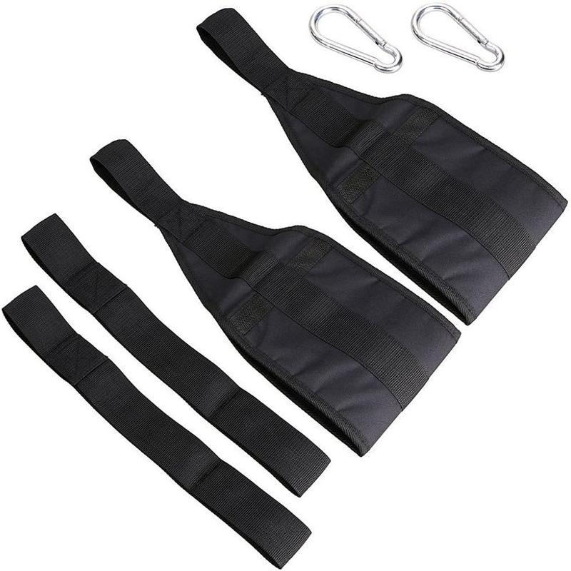 Heavy Duty Rip-Resistant Ab Sling Straps Suspension Fitness A Pair For Pull Up Bar Hanging Leg Raiser Gym Home Fitness Equipment