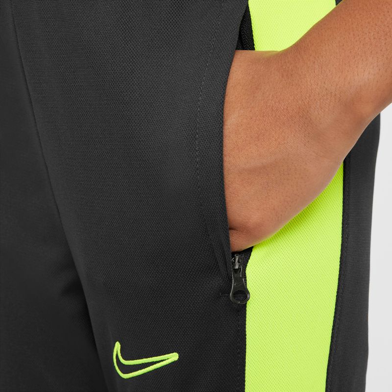 Nike Dri-Fit Academy 23 Bequemer Weicher Atmungsaktiver Lässiger Sportanzug Kinder Sportanzug Kohleschwarz Fluoreszierend-Gelb DX5480-061