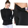 Lulu SLEEK CITY Women's Slim Fit Jacket & Yoga Capri Pants Set