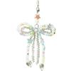 Elegant Beaded Bows Charm Bag Pendant Unique Keyring Keychain Fashion Accessory For Women's Clothing And Bags