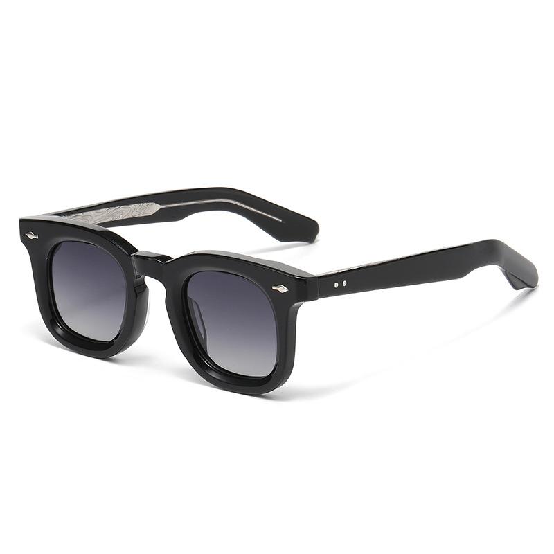 

2025 Fashion Retro Handmade Acetate Women Polarized Sunglasses Outdoors UV Protection Men Sunglasses Support Prescription Lenses as picture