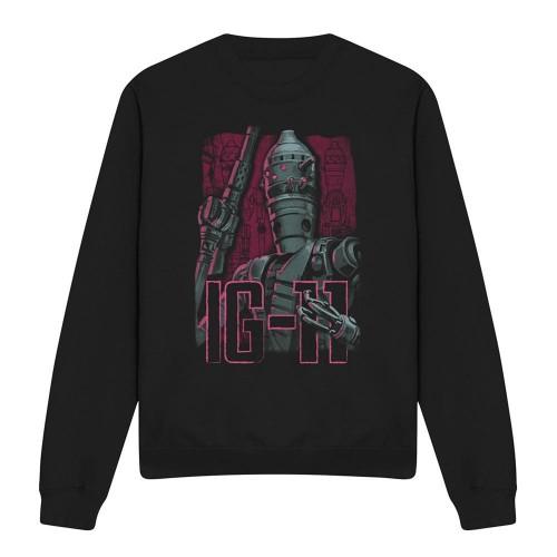Star Wars: The Mandalorian Unisex Adult Bounty Hunter IG-11 Sweatshirt
