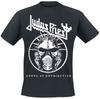 Judas Priest Double-Sided Angel Graphic T-Shirt 100% Cotton Soft Breathable Unisex Streetwear Tee Men Women Casual Crew Neck