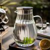 Ice Ribbed Household Cold Water Living Room Large Pot Amber Transparent High Temperature Resistant High Borosilicate Glass Cup Cold Water Kettle