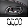 For Honda HR-V HRV 2016-2021 Carbon Fiber Interior Door Handle Bowl Cover Trim