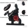 ZOOM Neue Rennrad Scheibenbremszangen Vorne Hinten Hydraulische Scheibenbremse HB105 Seilzug Bremsöl 140/160mm Rotor Fahrrad Bremsensatz
