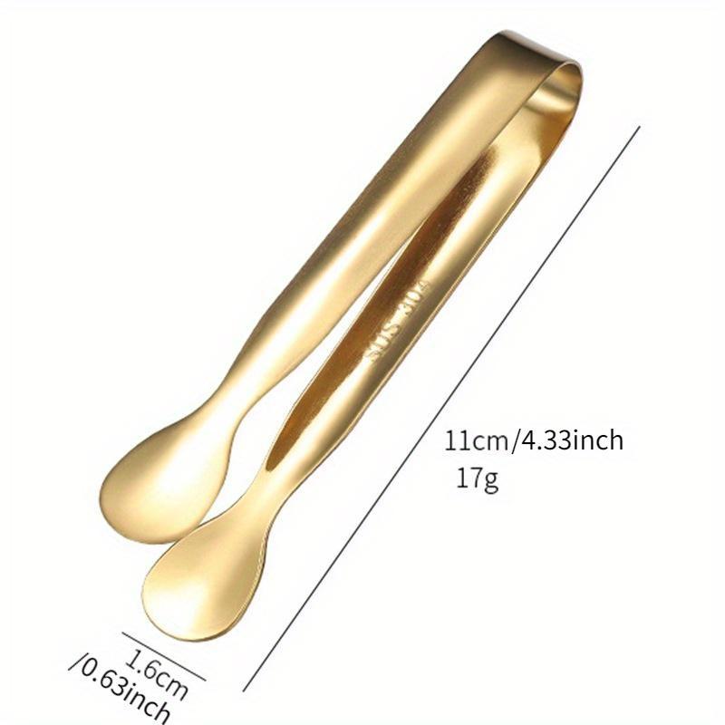 

Зажим из нержавеющей стали 304, щипцы для льда, хлеба, еды, зажим для барбекю, зажим для барбекю, кубик, щипцы для сахара, инструменты для бара, кухонная утварь золотистый