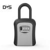Key Lock Box Sturdy Portable Security Lock Box 4 Digit Combination Lockbox for Home Office Garage Apartment Spare Keys