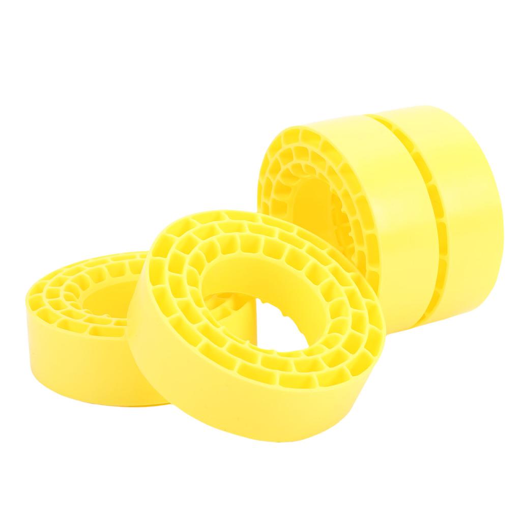 4PCS 1.55 Inch Tire Inserts Silicone Double Layer Hollow Water Proof RC Crawler Wheel Insert for Upgrade
