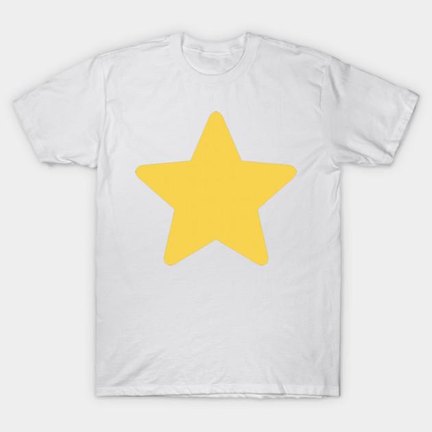 Asian Size Men Print T-shirt Steven Universe Star No-Cut Heat Transfer Print Cotton Tshirt