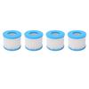 4Pcs Spa Filter Cartridge 104mm OD 52mm ID 80mm Height Accessory Set Kit for Pump Pool