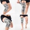 2pcs Knee Compression Sleeve-Professional Knee Brace Support Elastic Non-slip Knee Wraps Patella Stabilizer Silicone Gel Spring