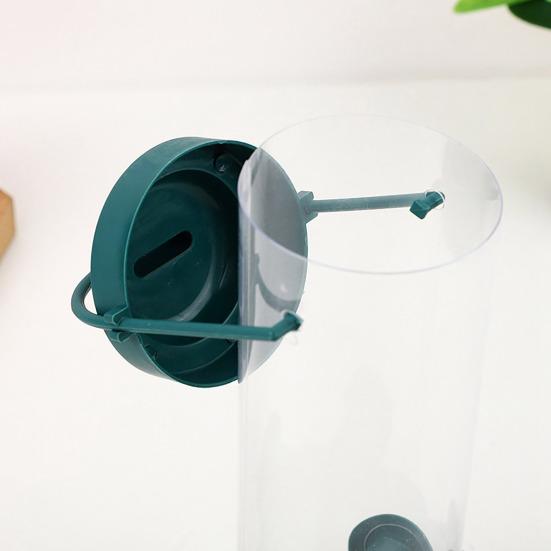 Outdoor Hanging Bird Feeder Hummingbird Food Holder Transparent Large Capacity Easy To Refill Wild Bird Feeder