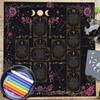 Divinations Cards Table Cloth Tapestry Reading Card Tarots Tablecloth Astrologys Witchcrafts Deck Cloth Wall Decoration