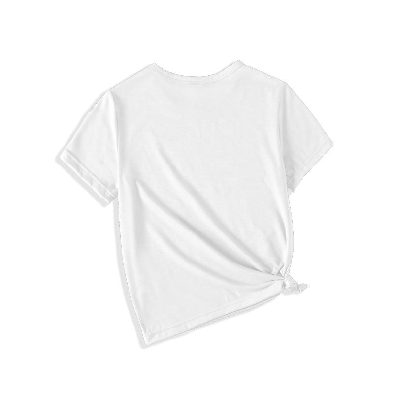 European Sizes Girls' Short Sleeve Casual Short Sleeve T-Shirt, Cute Top