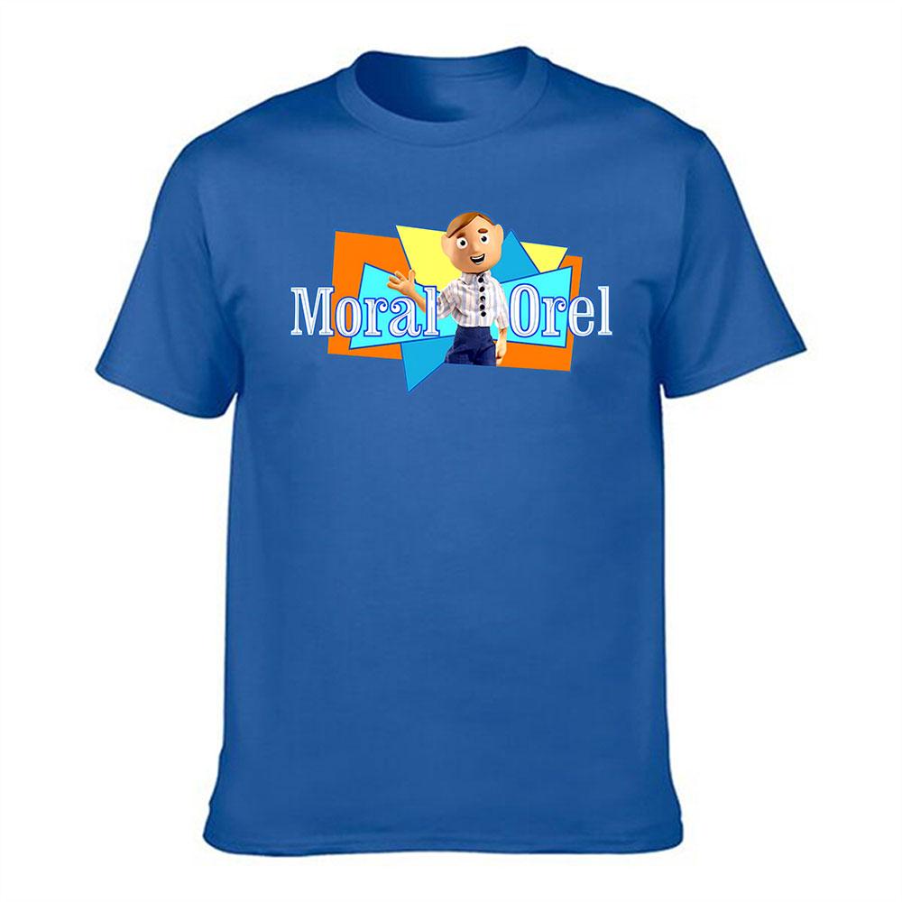 Unisexs Cotton TShirt Moral Orel Graphic Print Casual Short Sleeve Tee for Animation Fans