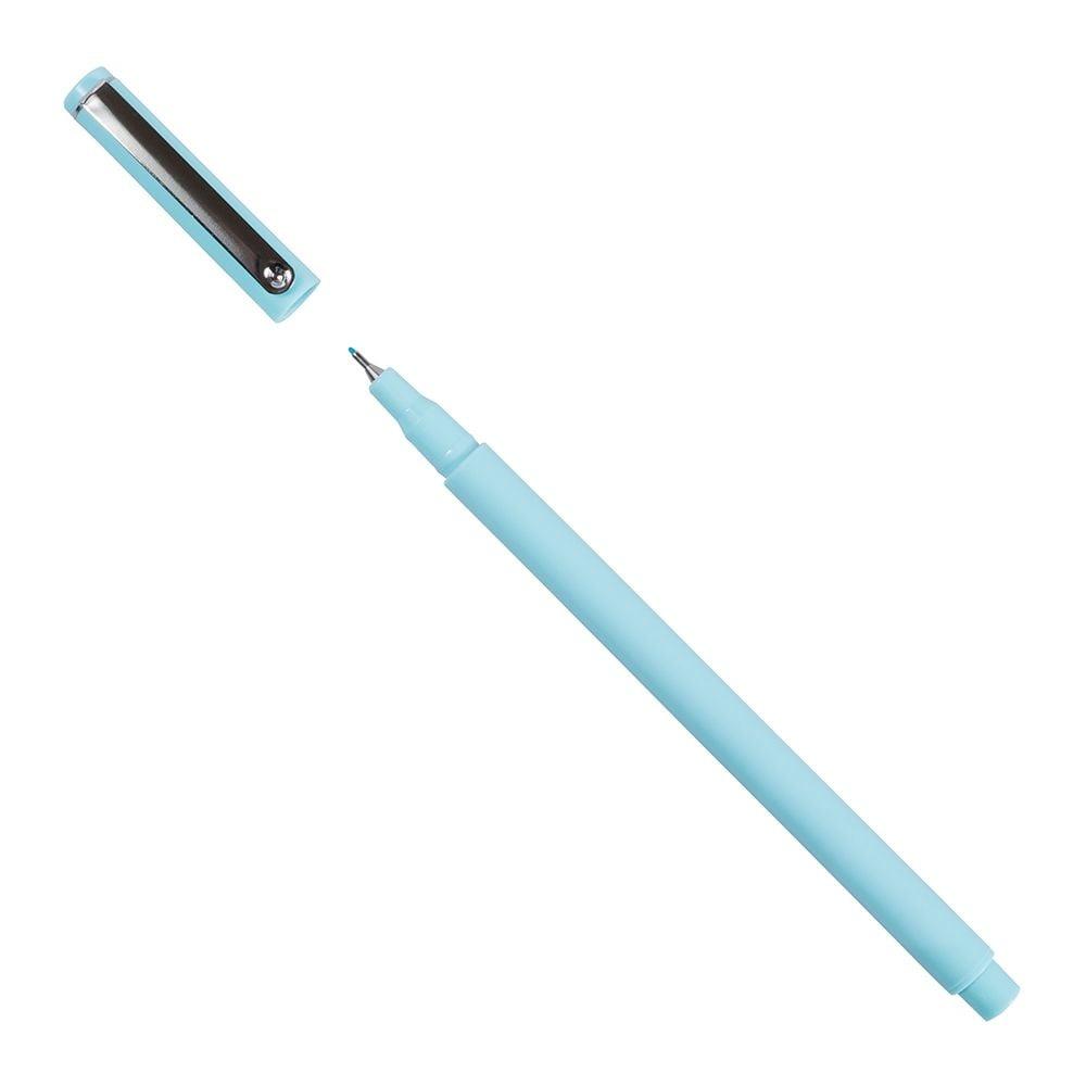 Felt Tip Pens Ultra Fine Point 2Pack Smooth Writing Journals Notes Crafts Invites Pastel Blue Color Stationery Supplies