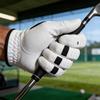 Leder-Golfhandschuhe für Damen und Herren mit atmungsaktivem PU-Material für Outdoor-Sport und Sonnenschutz