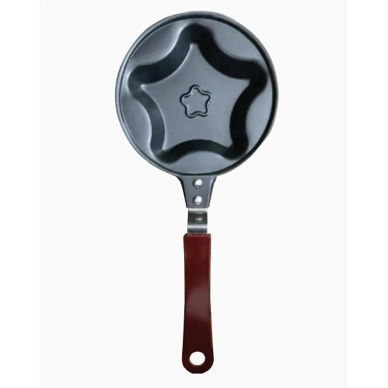 Cartoon Mini Frying Pan Flat Bottomed Pan Creative Non Stick Pan Household Breakfast Pan Animal Shaped Heart-Shaped Frying Pan YLE475