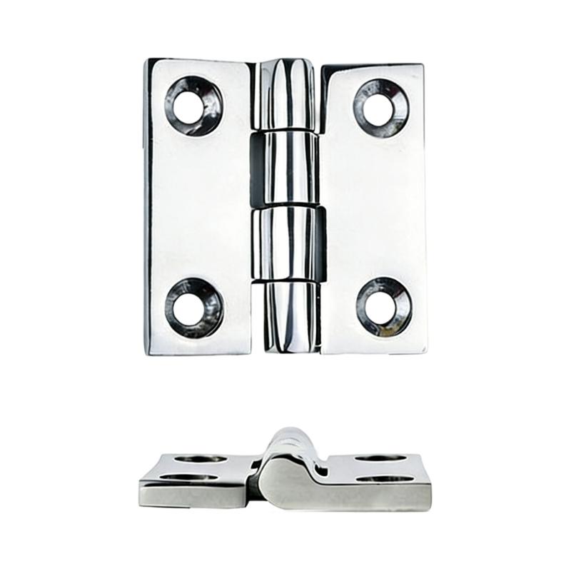 2pcs Stainless Steel Vessel Hinges Reinforced Structure Ideal For Harsh Marine Conditions Boat Marine Square Hinges