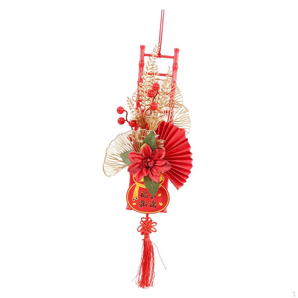 Chinese Year Pendant for Spring Festival Door Decor, Lunar Hanging Item