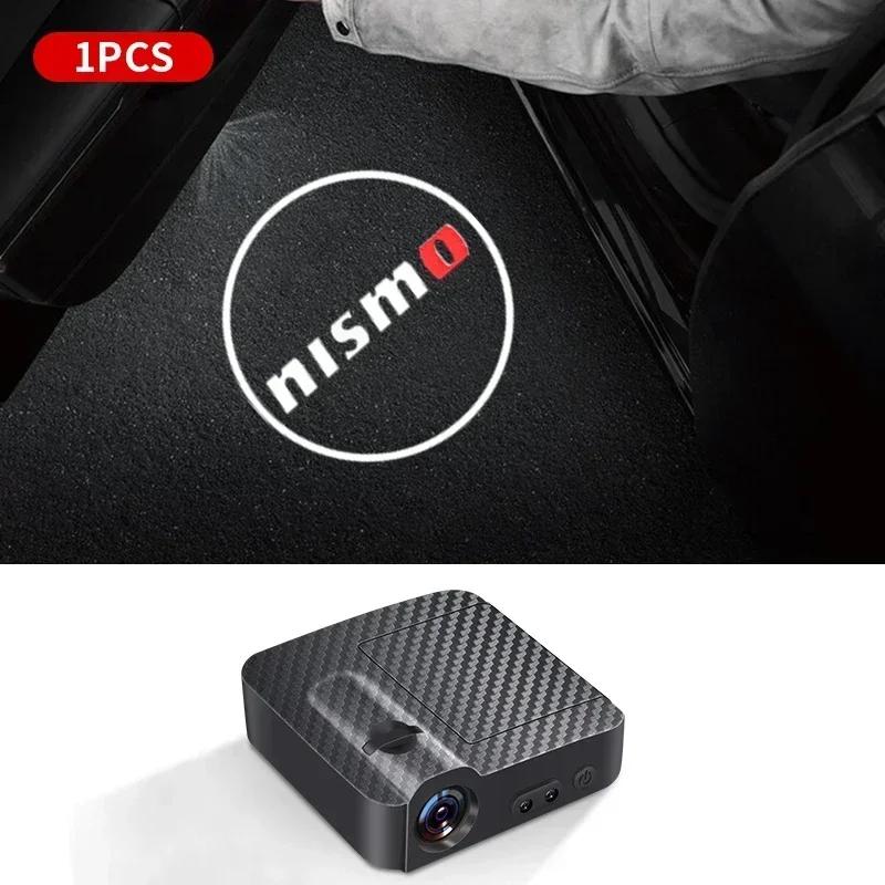 

1/2 шт. Автомобильные дверные приветственные огни Лазерный проектор Габаритные огни Аксессуары Для Nissan Nismo Tiida Teana GTR Juke Note Versa Almera