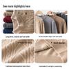 Hengyuanxiang Men's Pure Cashmere Thickened Round Neck Pullover Sweater