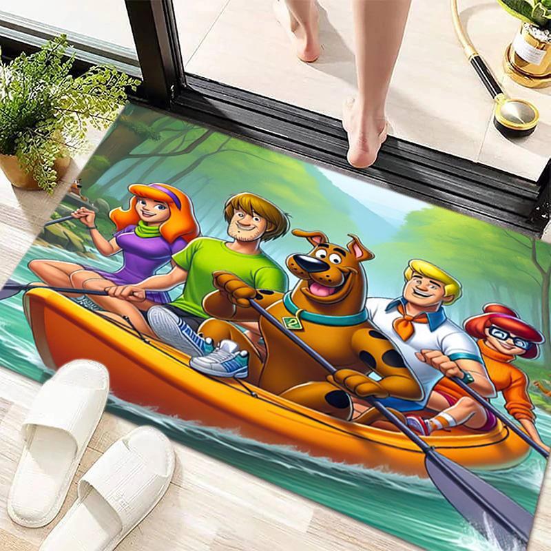 Halloween Cartoon Comedy Adventure Movie Scooby-Doo Carpet Is Suitable for Living Room and Bedroom Doormats Office Balcony Decorative Carpet V6