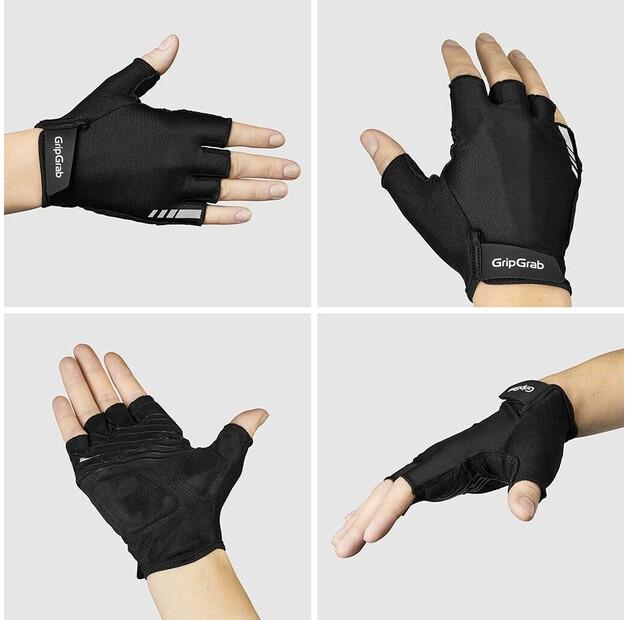 GripGrab Ride Padded Cycling Gloves (black)